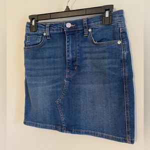 Free People We The Free Denim Skirt 27 Long